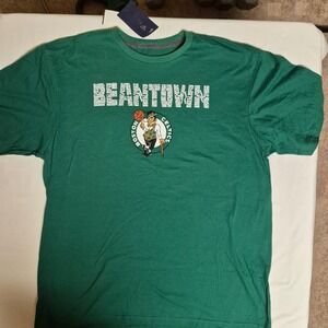 Fanatics Boston Celtics Beantown Mens T Shirt Green NBA Basketball Size 2XL